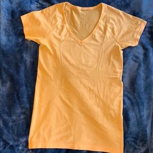 Orange Lululemon top